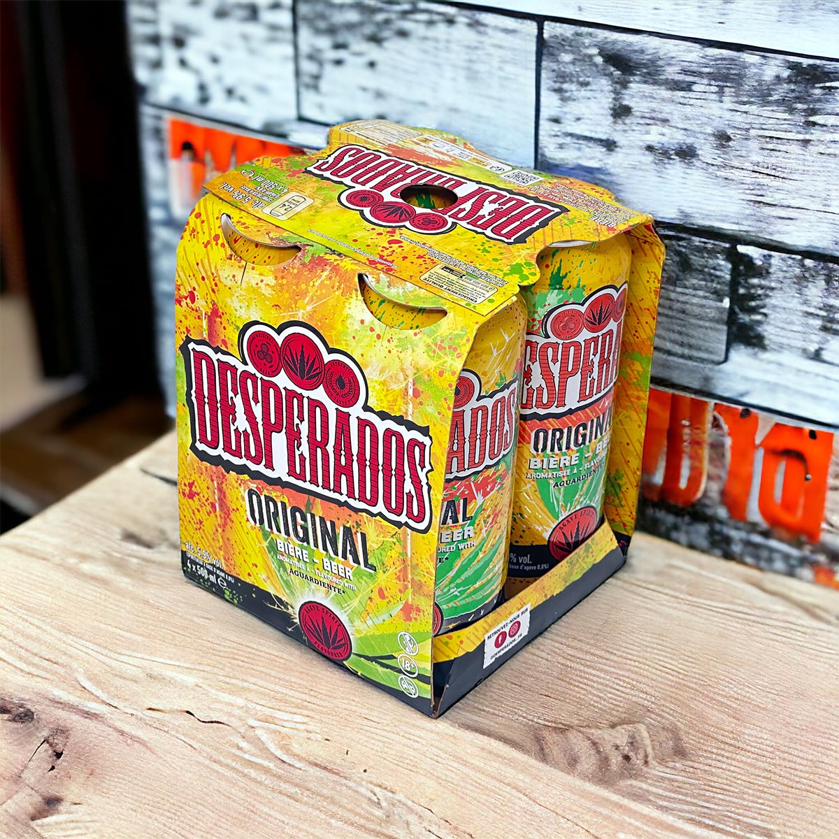 Desperados Original  Biermixgetränk mit Tequila 4 x 0,5 Liter Dose