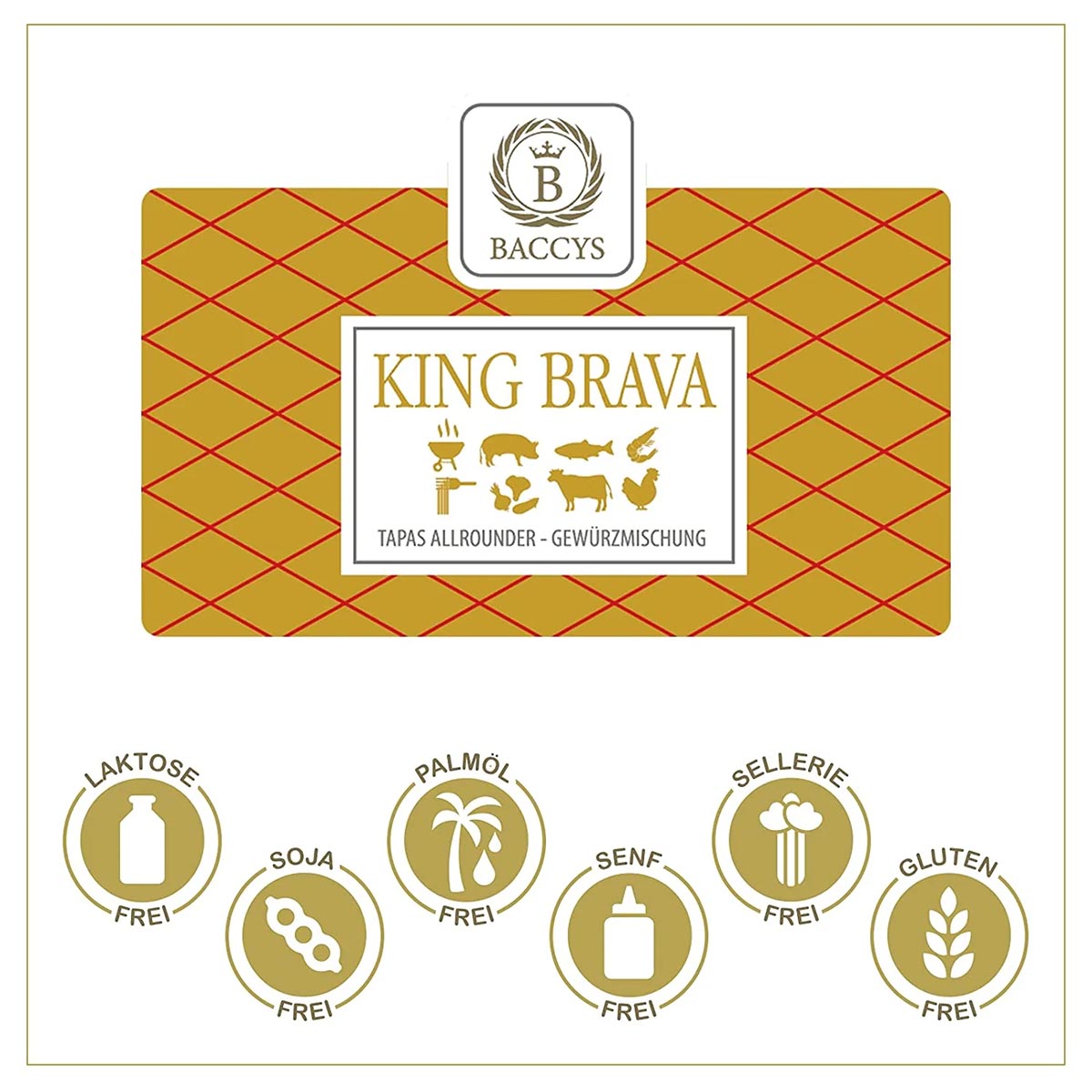 Die BACCYS Gewürzmischung große Auswahl an Geschmacksrichtungen und Größen