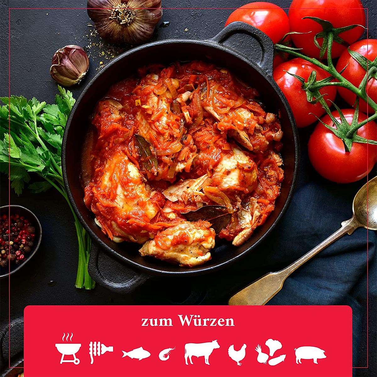 Die BACCYS Gewürzmischung große Auswahl an Geschmacksrichtungen und Größen