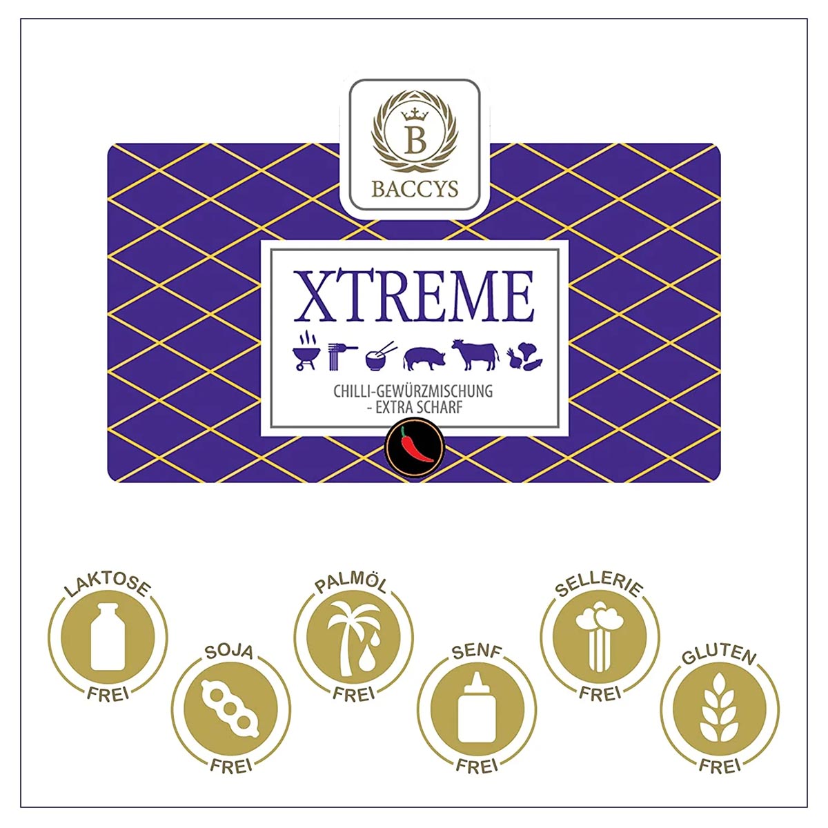 Die BACCYS Gewürzmischung große Auswahl an Geschmacksrichtungen und Größen