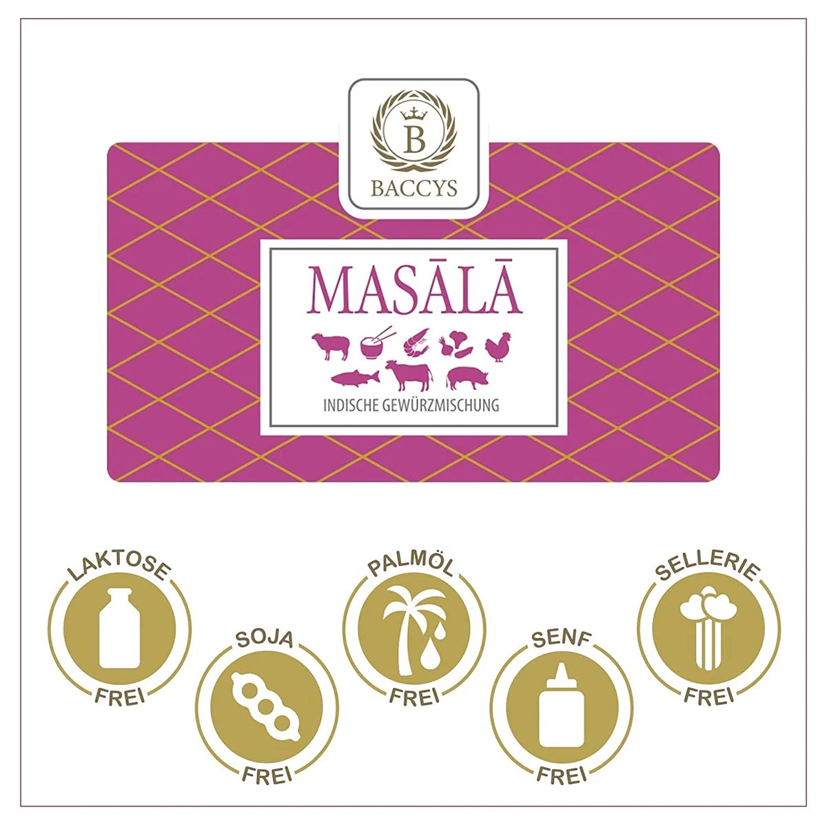 Die BACCYS Gewürzmischung große Auswahl an Geschmacksrichtungen und Größen