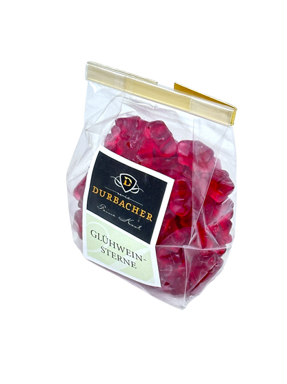 Durbacher Feine Kost - Fruchtgummi Glühweinsterne (ohne Alkohol) 150 Gramm