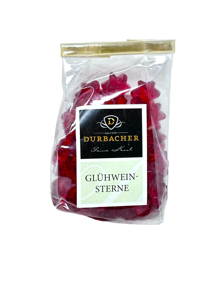Durbacher Feine Kost - Fruchtgummi Glühweinsterne (ohne Alkohol) 150 Gramm