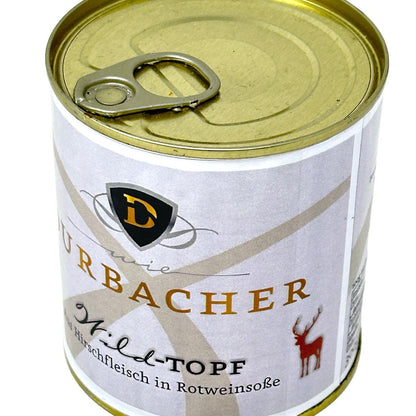 Durbacher Feine Kost - Paket mit Pasta, Wild-Topf und Fruchtgummi