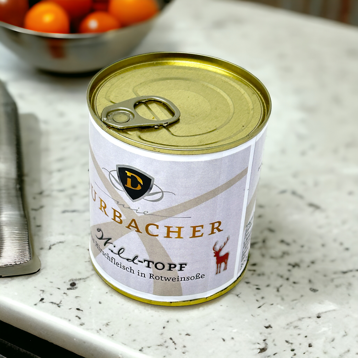 Durbacher Feine Kost: Wild-Topf in cremiger Hirschsauce 300g