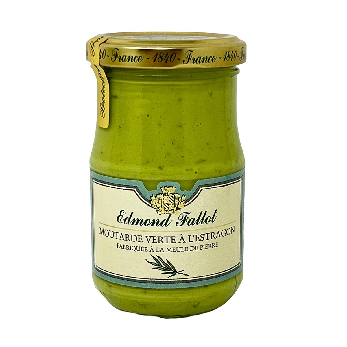 Edmond Fallot Moutarde Verte à L'Estragon - Französischer Estragon-Senf 210g