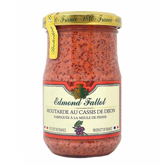 Fallot - Moutarde au Cassis de Dijon 205g: Fruchtiger Genuss aus Dijon
