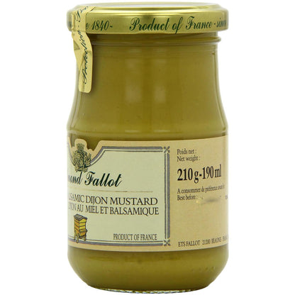Fallot - Moutarde de Dijon au Miel et Vinaigre Balsamique  210g