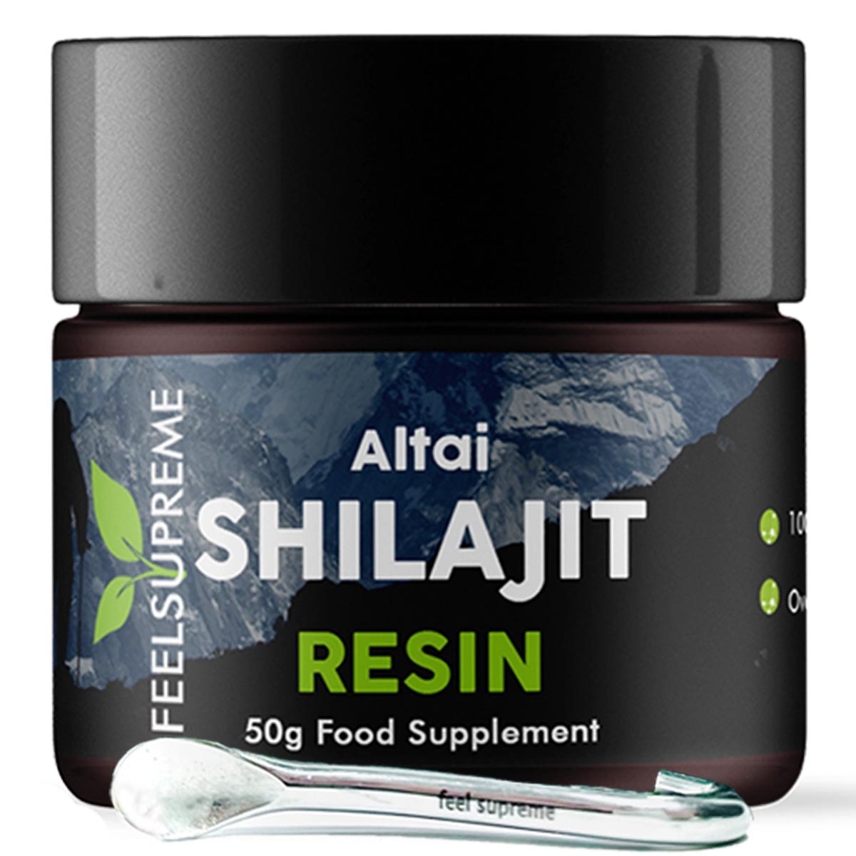 Feel Supreme Altai Shilajit Harz: 50 g mit über 80 Spurenelementen