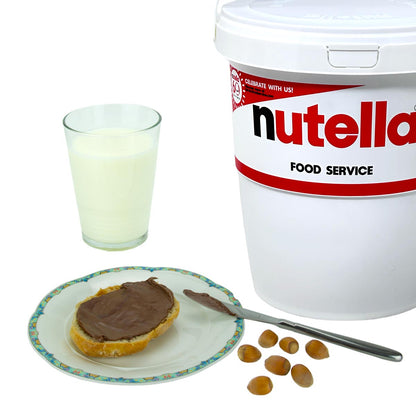 Ferrero nutella im BIG Family Brotaufstrich, Nuss Nougat Creme im Eimer 3 KG