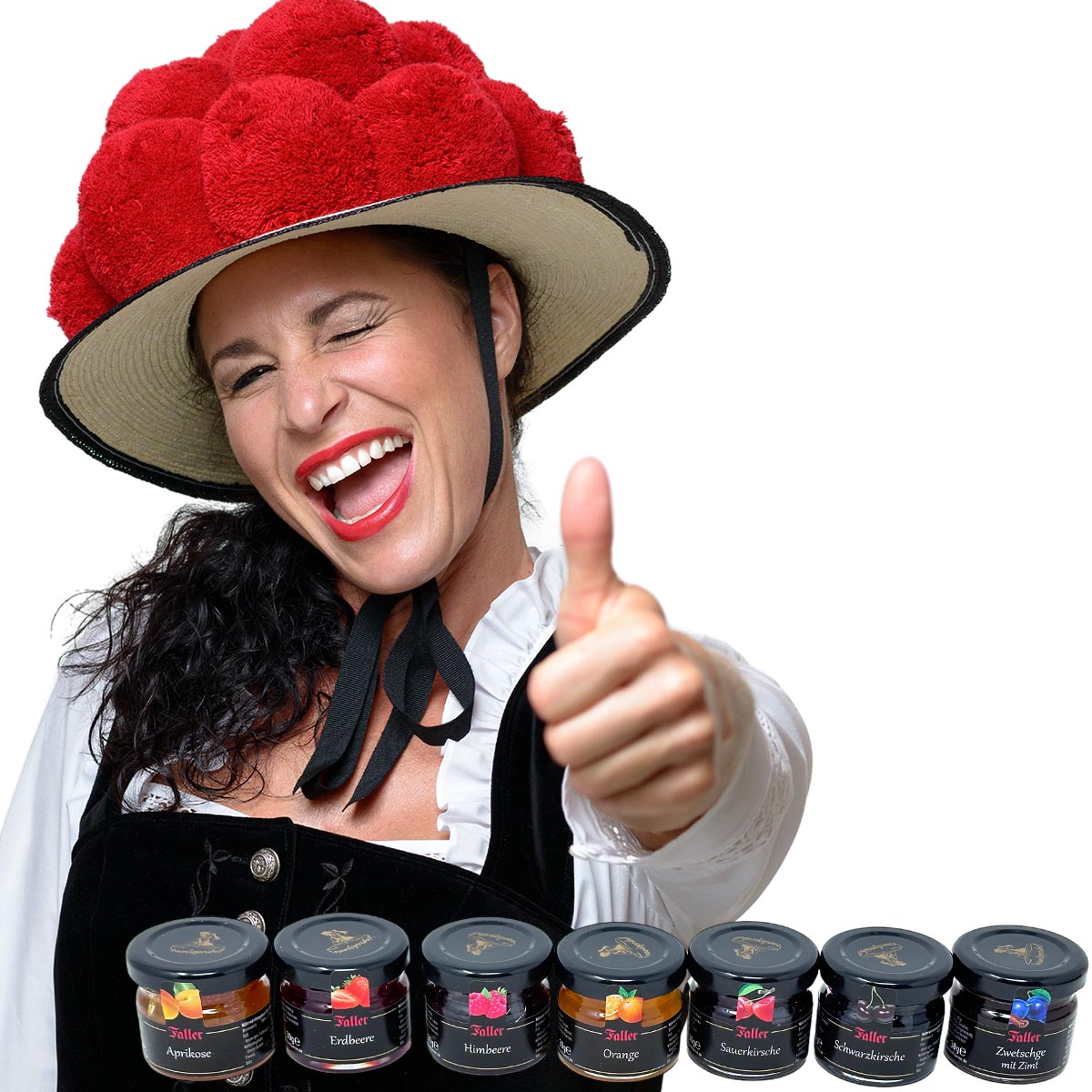 Marmelade aus dem Schwarzwald Faller 7-er Geschenk Set Vielfalt in kleinen Gläsern