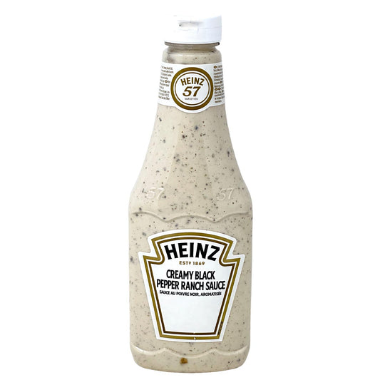 Heinz Cremige Sauce mit Schwarzem Pfeffer 875g: Perfekt zum Würzen und Verfeinern