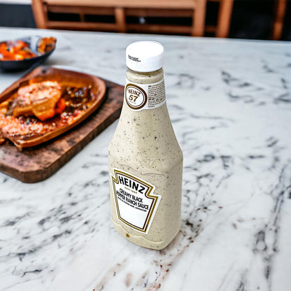 Heinz Cremige Sauce mit Schwarzem Pfeffer 875g: Perfekt zum Würzen und Verfeinern