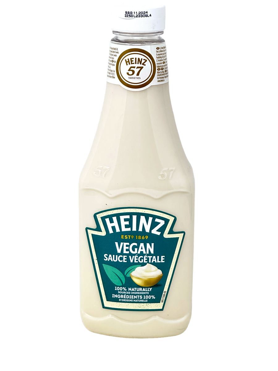 Heinz Vegane Mayonnaise in der Squeeze Flasche zum Verfeinern von Speisen 875 ml