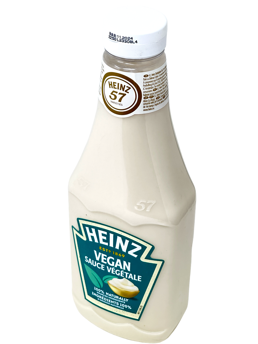 Heinz Vegane Mayonnaise in der Squeeze Flasche zum Verfeinern von Speisen 875 ml