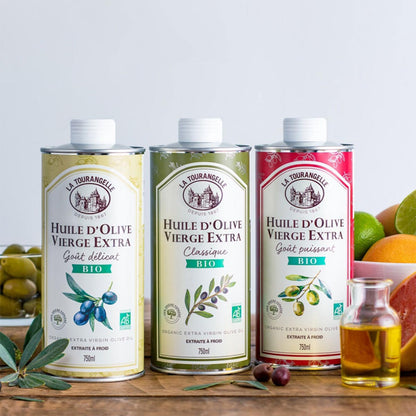 La Tourangelle Olivenöl Extra Virgin, 500ml, handgefertigtes Gourmet-Öl