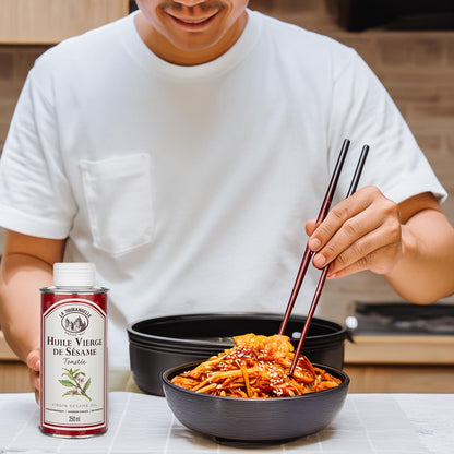 LA TOURANGELLE Sesamöl Nativ 250ml – Hochwertiges Gourmet-Öl in eleganter Dose