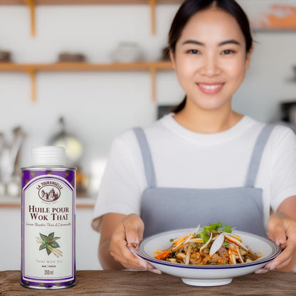 LA TOURANGELLE Thai Wok Öl 250ml: Authentische asiatische Aromen für Ihre Küche