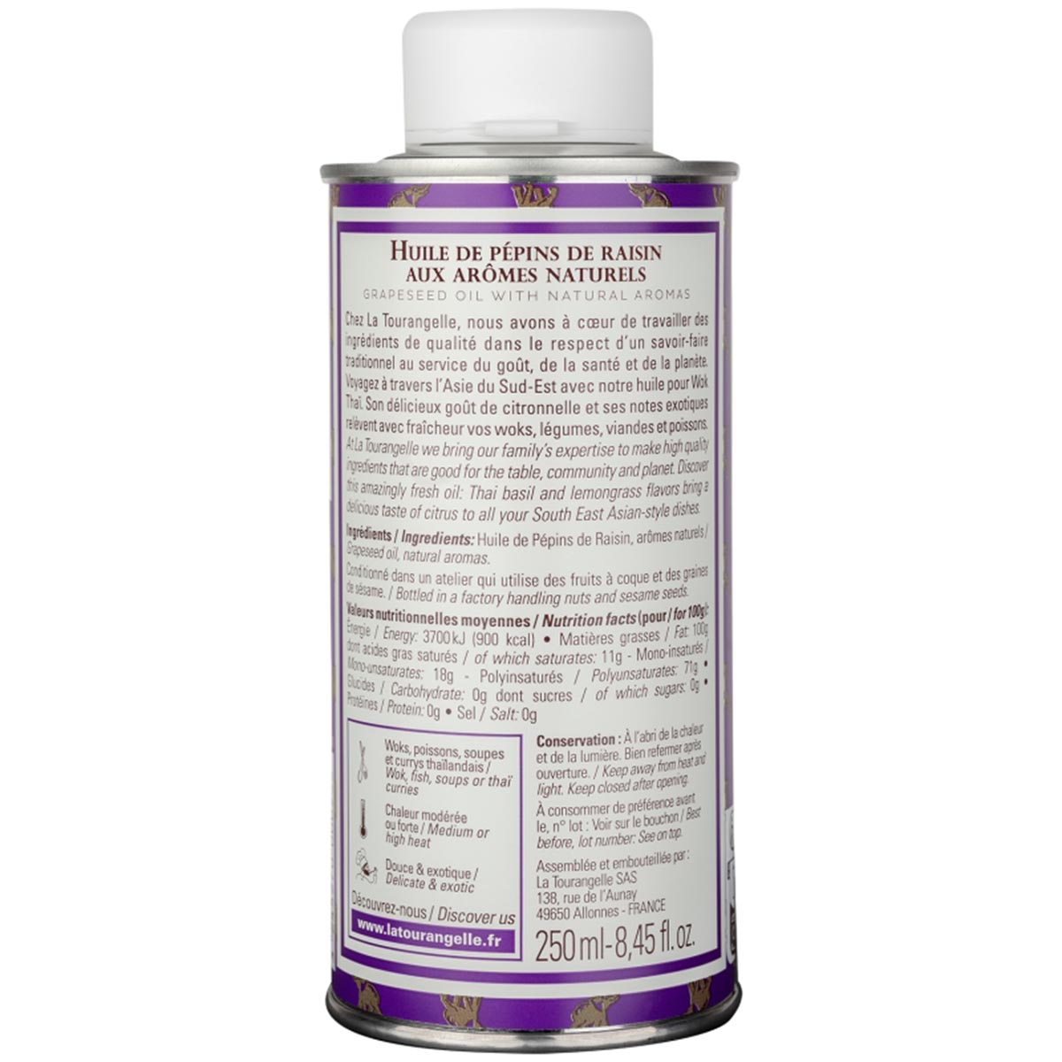 Exotisches LA TOURANGELLE Thai Wok Öl: Perfekt für authentische asiatische Aromen!