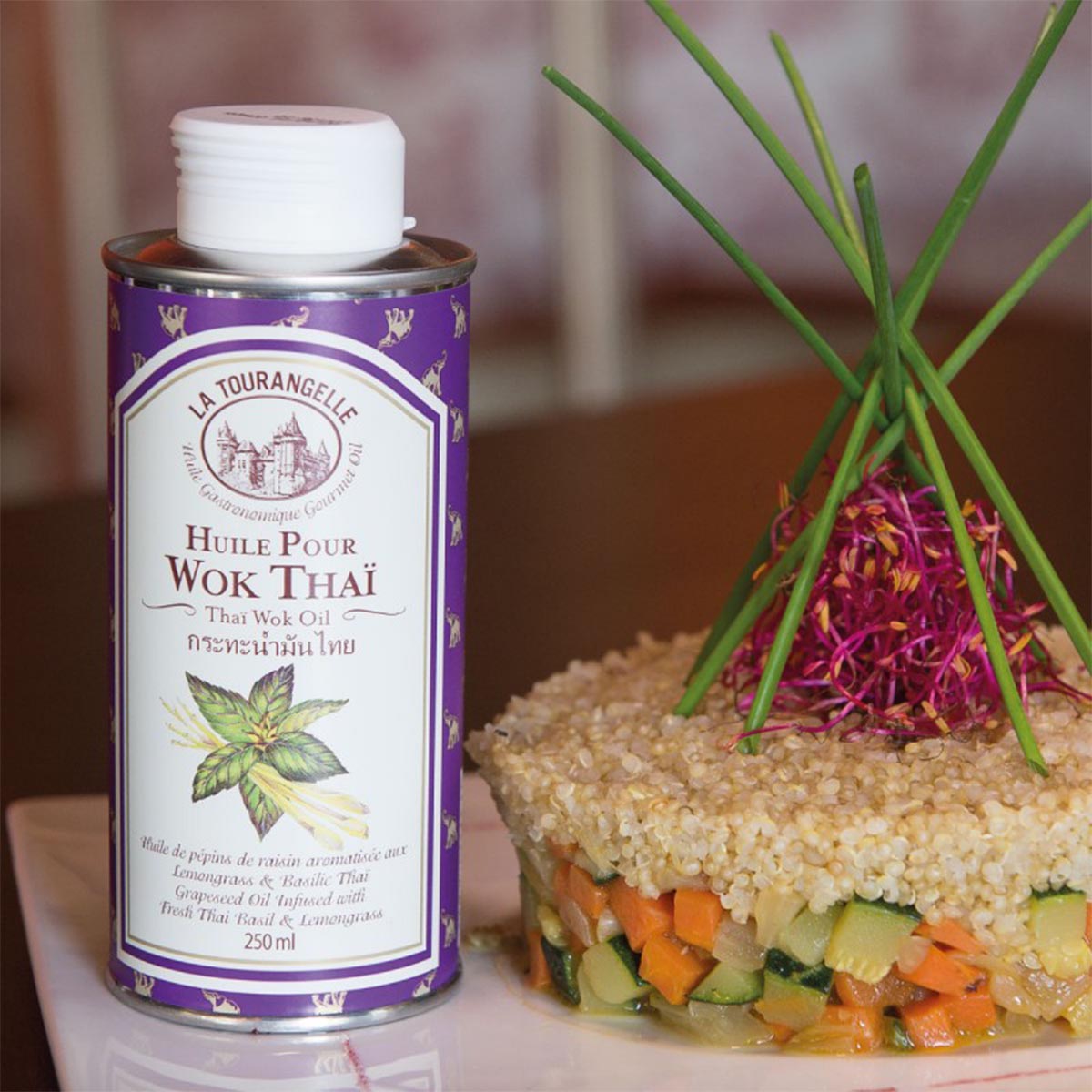 Exotisches LA TOURANGELLE Thai Wok Öl: Perfekt für authentische asiatische Aromen!