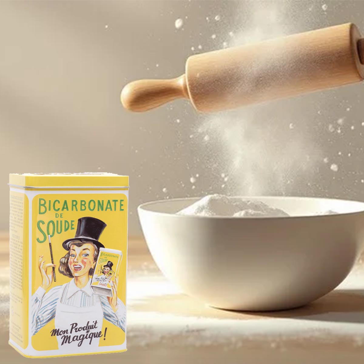 La Savonnerie De Nyons  in der Metalldose Bicarbonat / Backpulver Allzweckreiniger