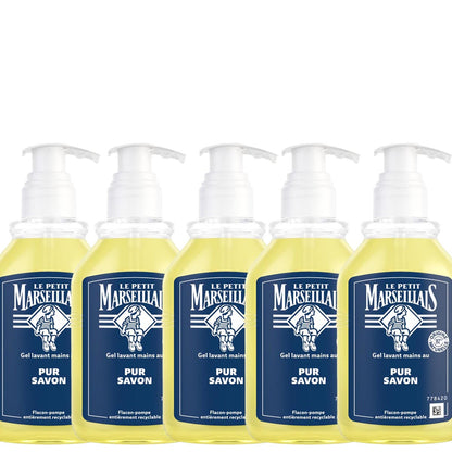 Le Petit Marseillais Flüssigseife Pur Savon 5 x 300 ml - Sanfte Reinigung aus Frankreich