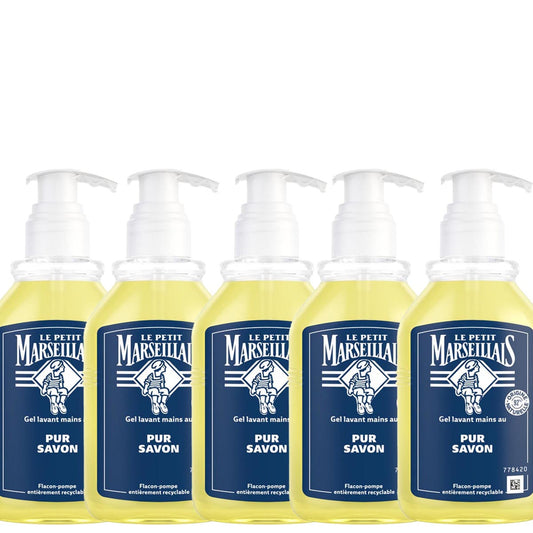 Le Petit Marseillais Flüssigseife Pur Savon 5 x 300 ml - Sanfte Reinigung aus Frankreich