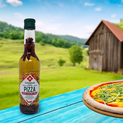 Lesieur Pizza-Öl Hot & Spicy - Perfekte Würze für Ihre Pizza! 3 x 500 ml