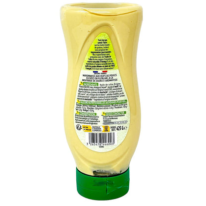 Lesieur klassische Mayonnaise mit Rapsöl in der praktischen Squeeze Flasche 425 Gr