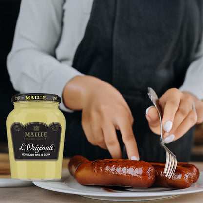 MAILLE Dijon Senf 'Fine de Dijon' 360g: Verfeinern Sie Ihre Gerichte