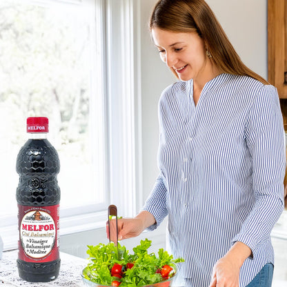 Melfor Plus doux - Balsamessig aus Modena, milder als Essig, 0,5L für feine Küche