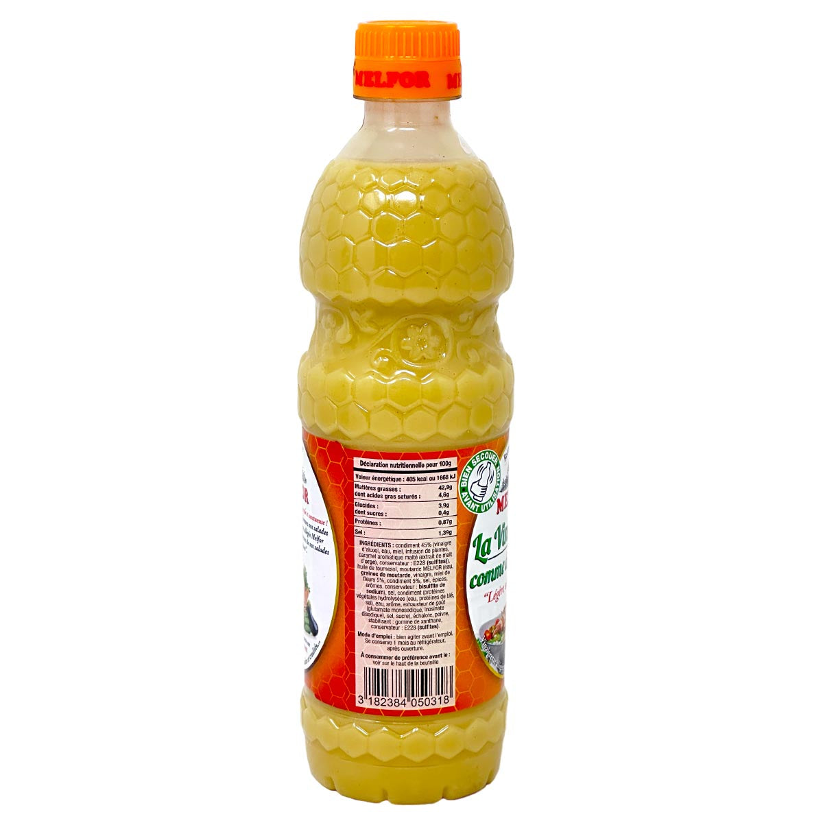 Melfor Vinaigrette „Comme à la maison“ traditionelle Salat Sauce 0,5 L