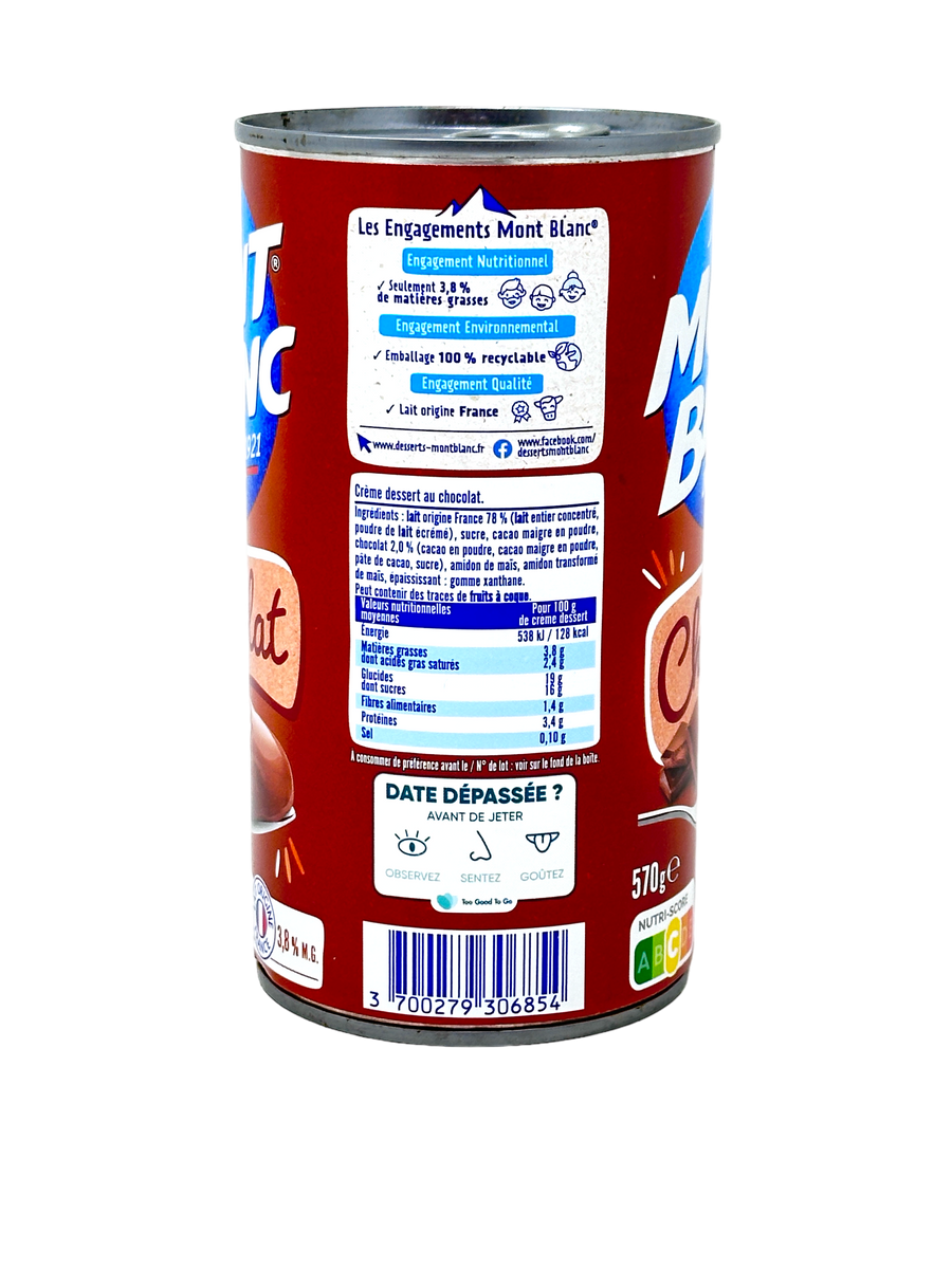 Mont Blanc La Crème Dessert au Chocolat - Schokoladengenuss aus Frankreich