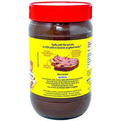 Pâte à tartiner Banania Cacao Céréales Bananes Bananen Schoko Creme 750 g