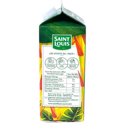 Saint Louis unraffinierter brauner Rohrzucker im praktischen Karton 650 Gramm