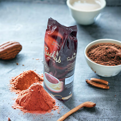Suchard Kakao Schokolade - 1KG Beutel - Zum Auflösen in warmer oder kalter Milch