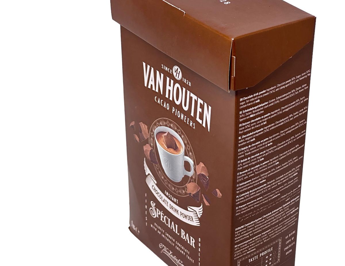 VAN HOUTEN Special Bar Trinkschokolade - 1kg köstlich cremig für puren Genuss
