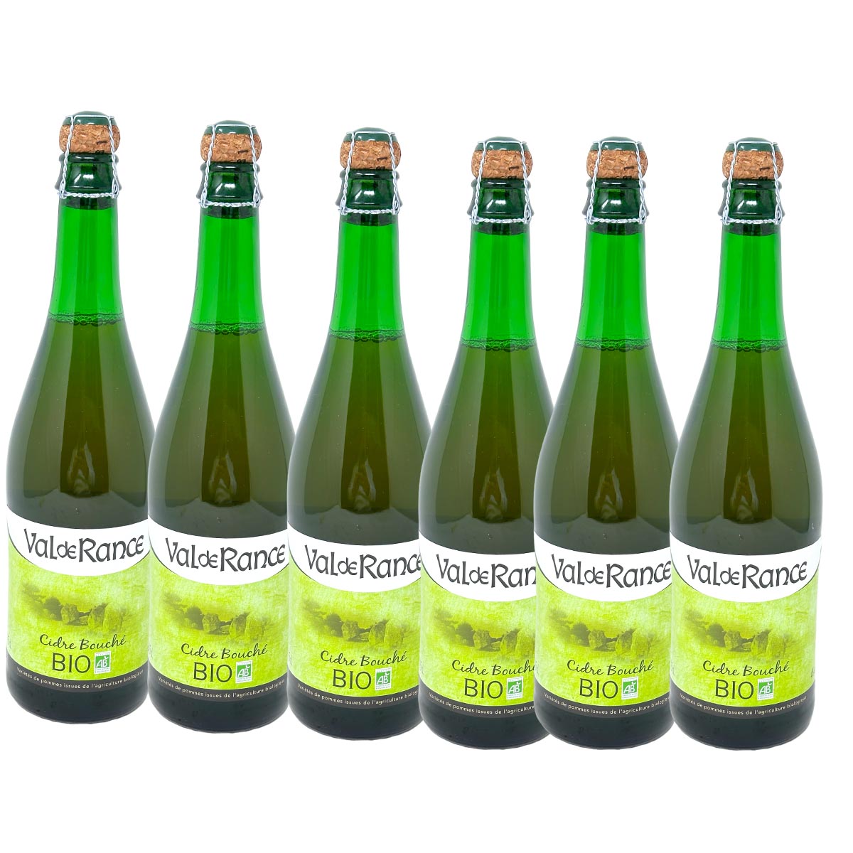 Val de Rance Cidre de Bretagne Biologique BIO Apfelwein aus Frankreich 6 x 0,75 Liter