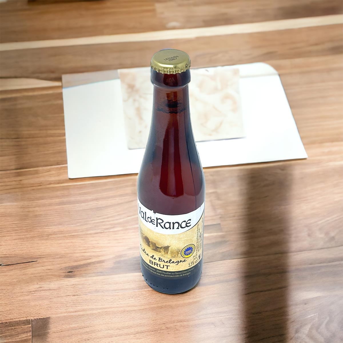 Val de Rance Cidre de Bretagne Brut Apfelwein aus Frankreich 0,25 Liter