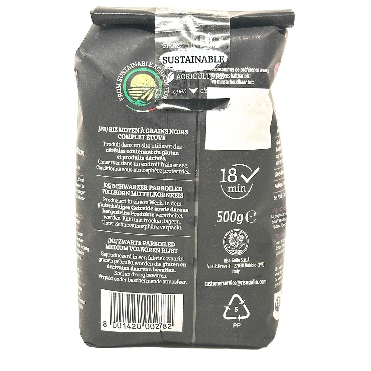 Genießen Sie Gallo Venere: Schwarzer Vollkornreis aus Italien - 500g
