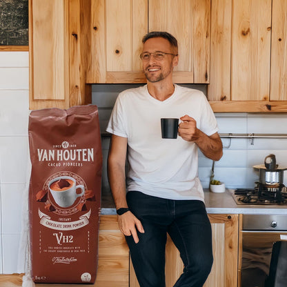VAN HOUTEN VH2: Trinkschokolade mit kräftigem Kakao, Schoko-Kakao-Genuss 1kg