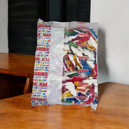 Haribo Croco Krokodile Vrac 2KG Mega Beutel – Fruchtige Gummibonbons aus Frankreich
