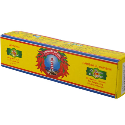 Harissa  La Flamme CAP BON  SEHR SCHARF CHILI Paste Sauce 6 x 70 Gramm Tube