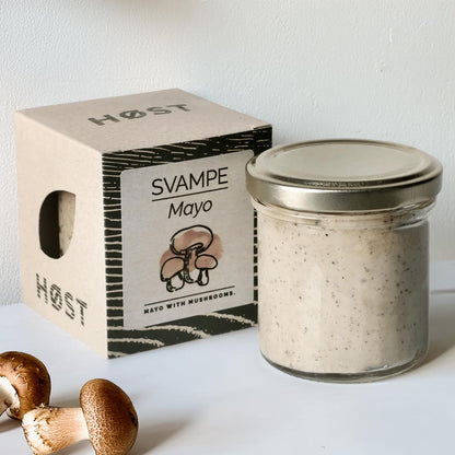 HØST SVAMPE Mayo – Pilz-Mayo mit Hafermilch & Sonnenblumenöl, vegan & cremig, 200 ml