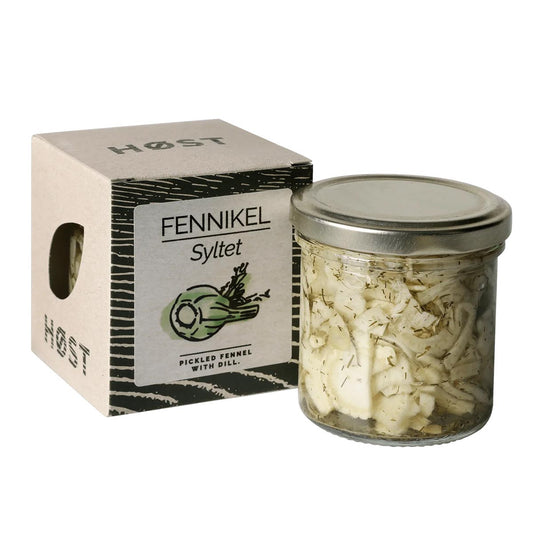 HØST Syltet FENNIKEL – Eingelegter Fenchel in süß-saurer Marinade mit Dill, 130 g