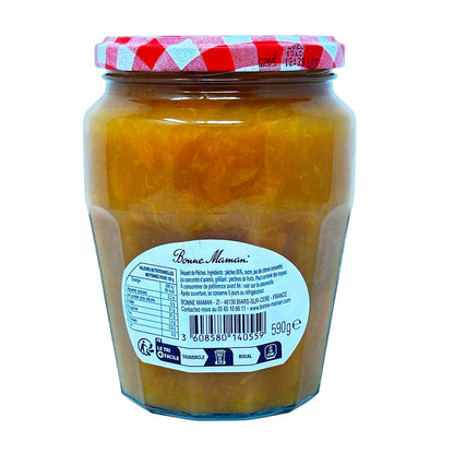 Bonne Maman Compotée Pêches - Sonnengereifter Pfirsichgenuss in jedem Bissen NEUE REZEPTUR