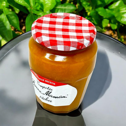 Bonne Maman Compotée Pêches - Sonnengereifter Pfirsichgenuss in jedem Bissen NEUE REZEPTUR