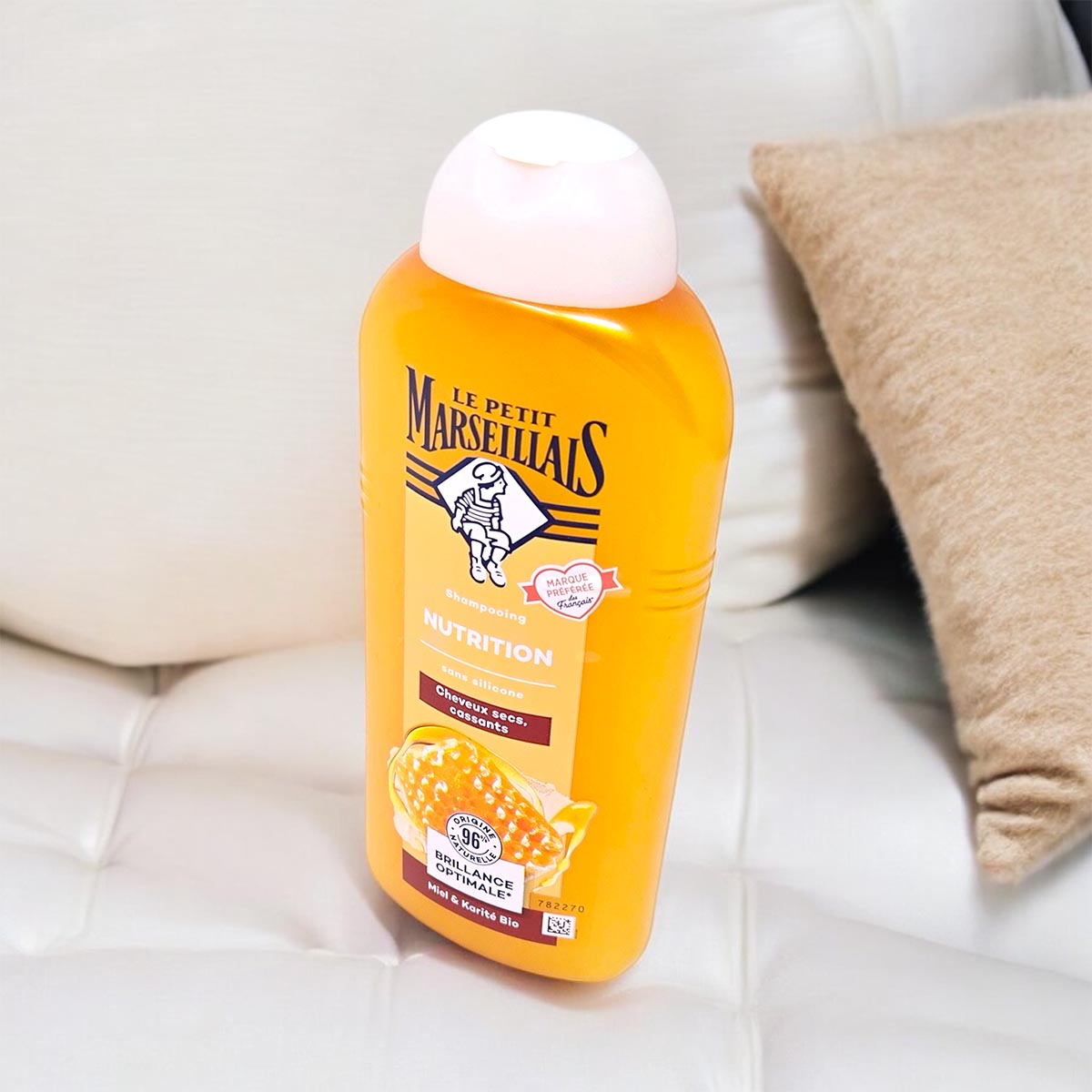 Le Petit Marseillais Shampoo Shea & Honig – Feuchtigkeitspflege für trockenes Haar 300 ml