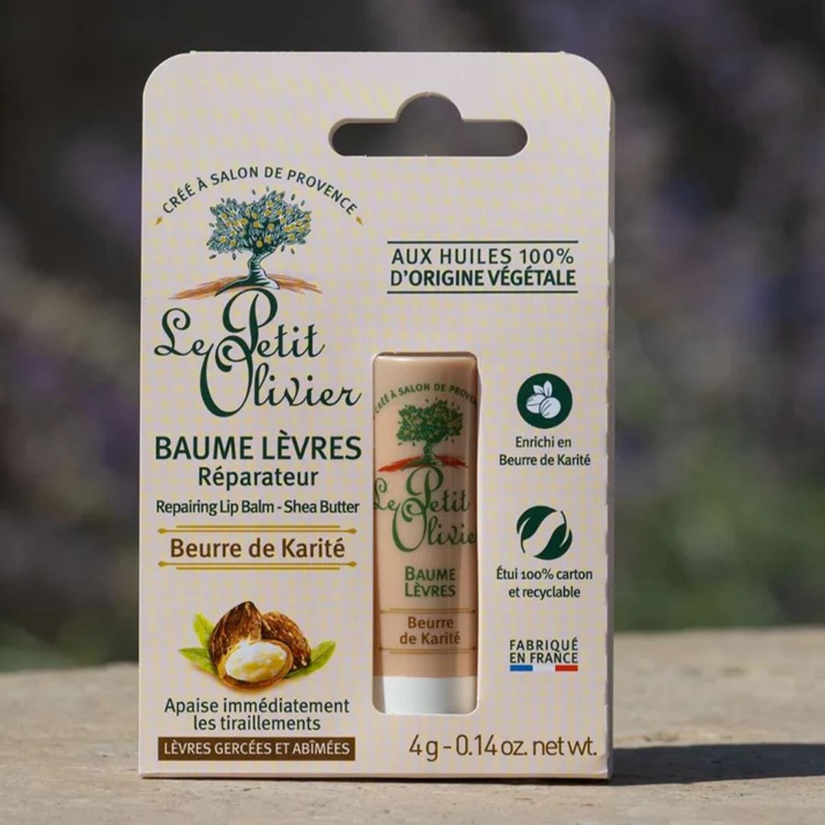 Le Petit Olivier Lippenbalsam mit Sheabutter – 4g intensive Pflege aus Frankreich