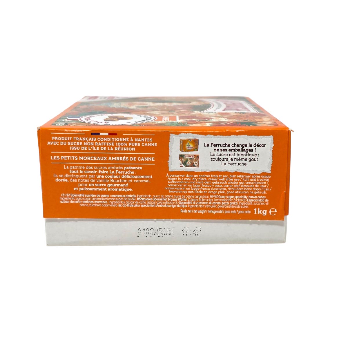 La Perruche Brauner Rohrzuckerwürfel - Natürlich süßen, perfekt für Kaffee und Desserts, 1kg Gramm